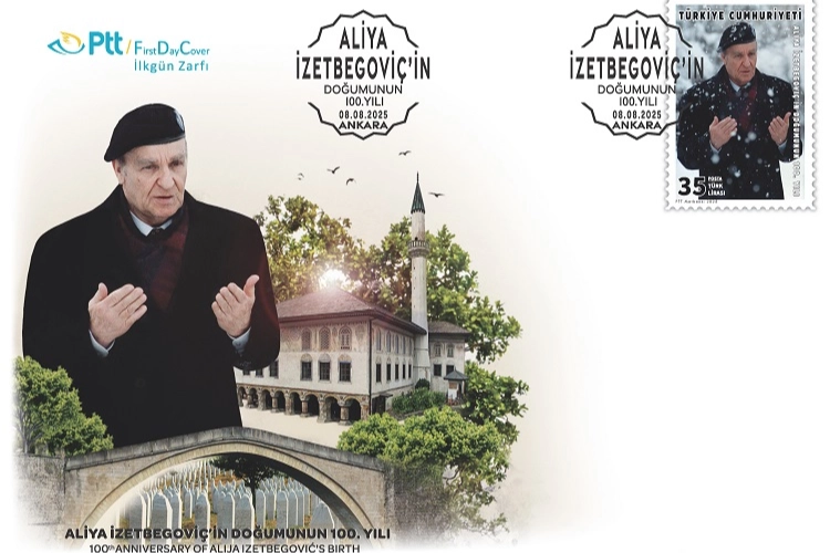 PTT AŞ'den İzetbegoviç'e özel pul